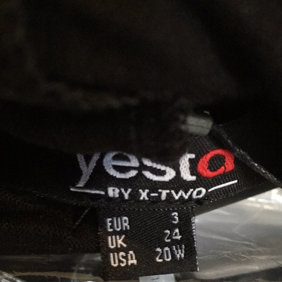 Yesta April Black Plus Size Cardigan Sweater 20W - Picture 5 of 11